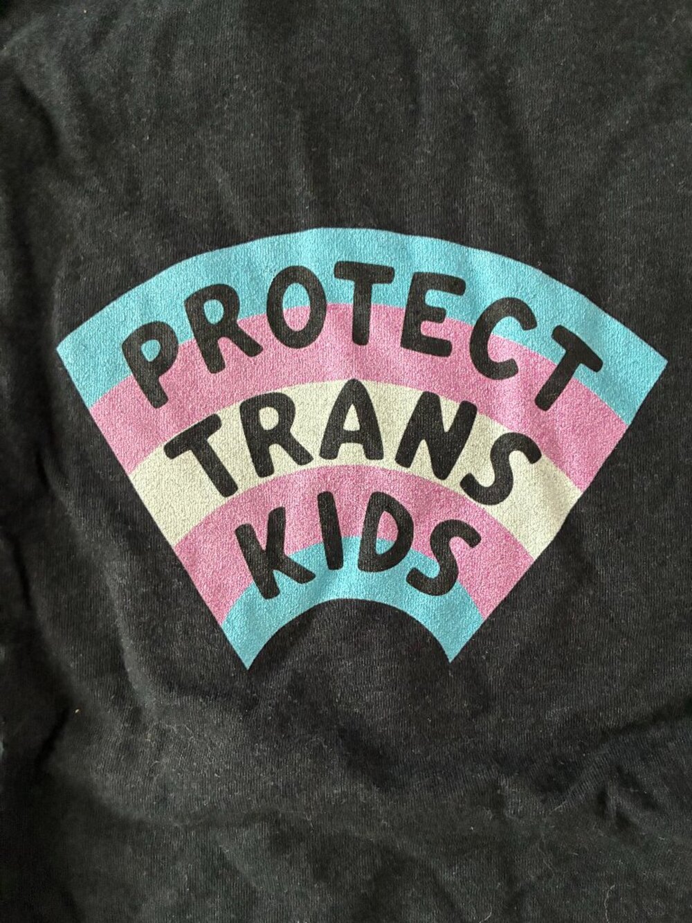 Protect Trans Kids T-Shirt MegEmikoArt Design Bella+Canvas Black Unisex L